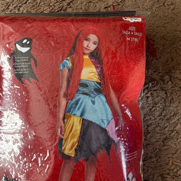 Sally Costume from The Nightmare Before Christmas Costume Disney Medium W/ Wig - Picture 3 of 4